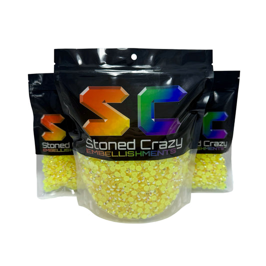 Citrine AB Resin Rhinestones