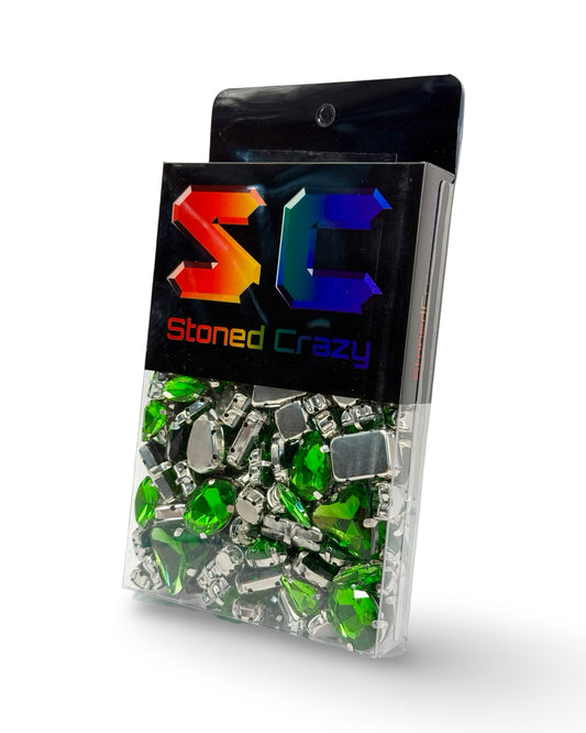 Peridot Clawback Mixed Shapes Pack