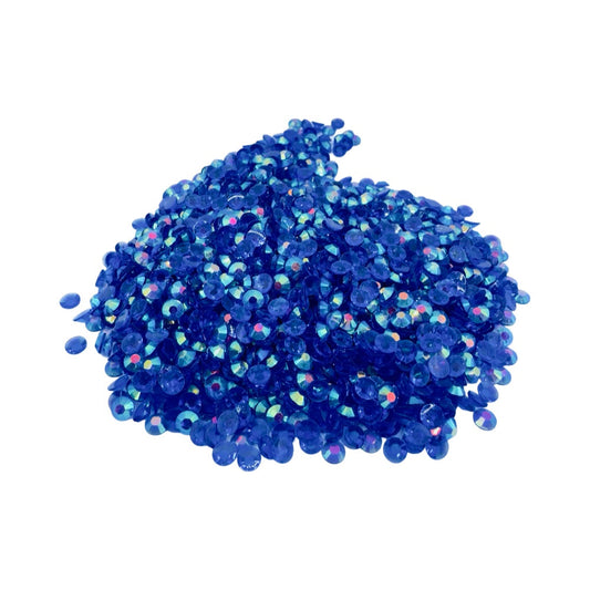 Sapphire AB Transparent Resin Rhinestones