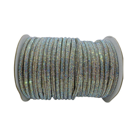 Crystal AB Corded Rhinestone Rope