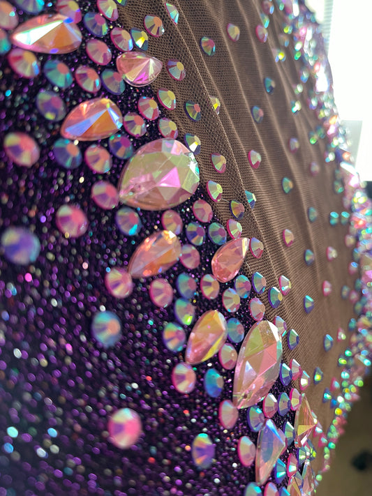 Sparkling Purples & Pinks Dress