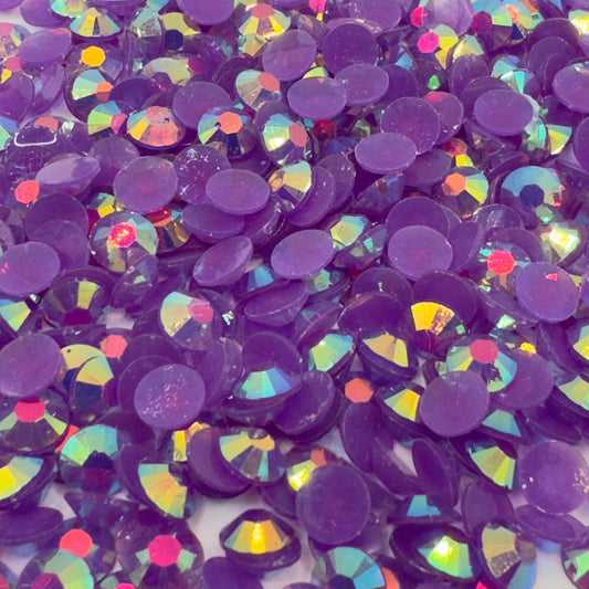 Dark Amethyst AB Resin Rhinestones