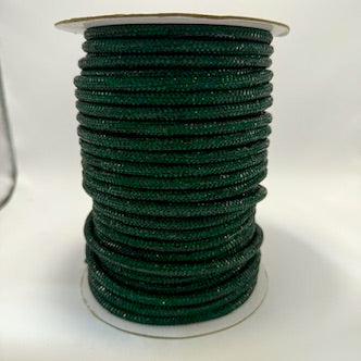 Emerald Corded Rhinestone Rope