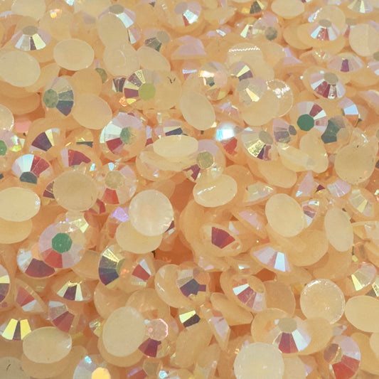 Champagne AB Resin Rhinestones