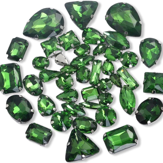Peridot Clawback Mixed Shapes Pack