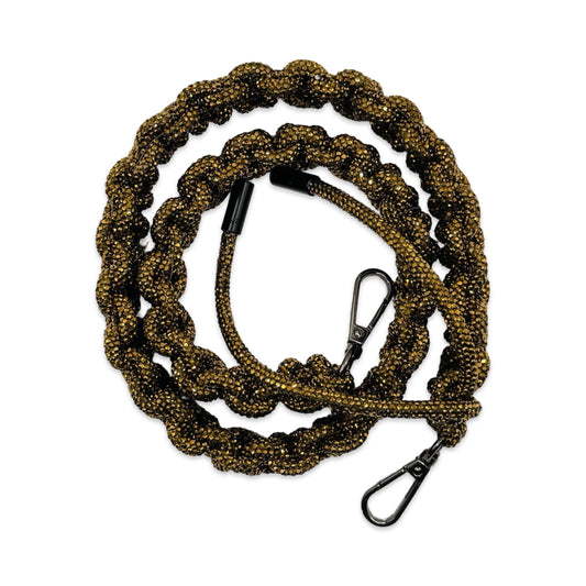 Mine Gold Rhinestone Bag Strap