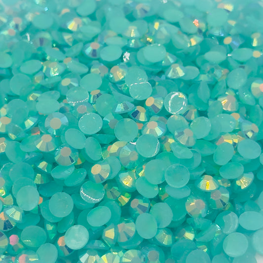 Aquamarine AB Resin Rhinestones