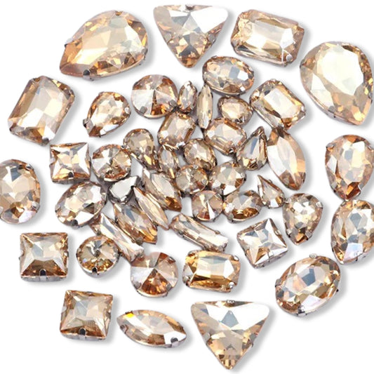 Champagne Clawback Mixed Shapes Pack