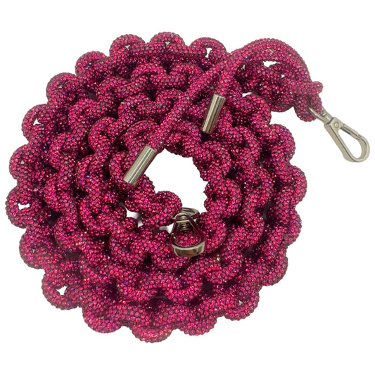 Rose Rhinestone Bag Strap