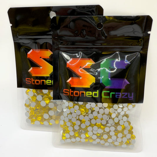 Citrine Non-Hotfix Glass Rhinestones