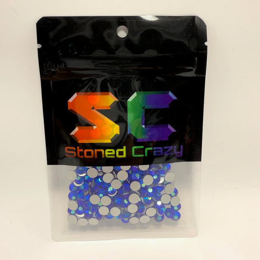 Sapphire AB Non-Hotfix Glass Rhinestones