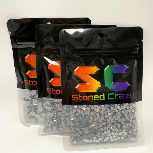 Light Grey Mocha Series Non-Hotfix Rhinestone