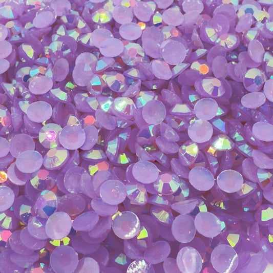 Light Amethyst AB Resin Rhinestones