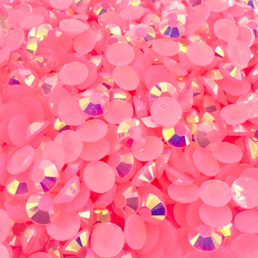Light Rose AB Resin Rhinestones