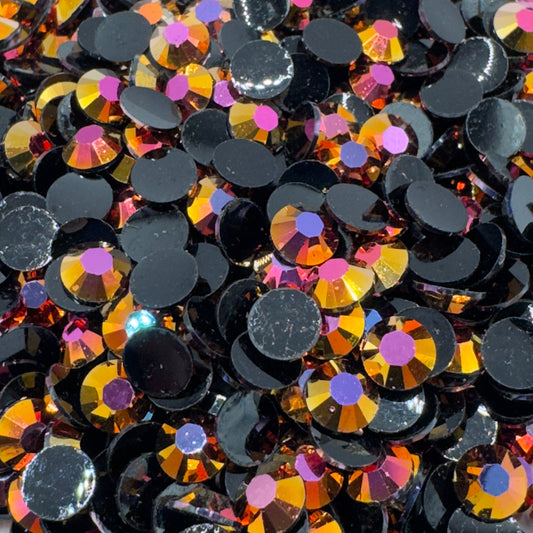 Rose Gold AB Resin Rhinestones