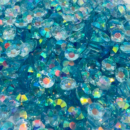 Light Sapphire AB Transparent Resin Rhinestones