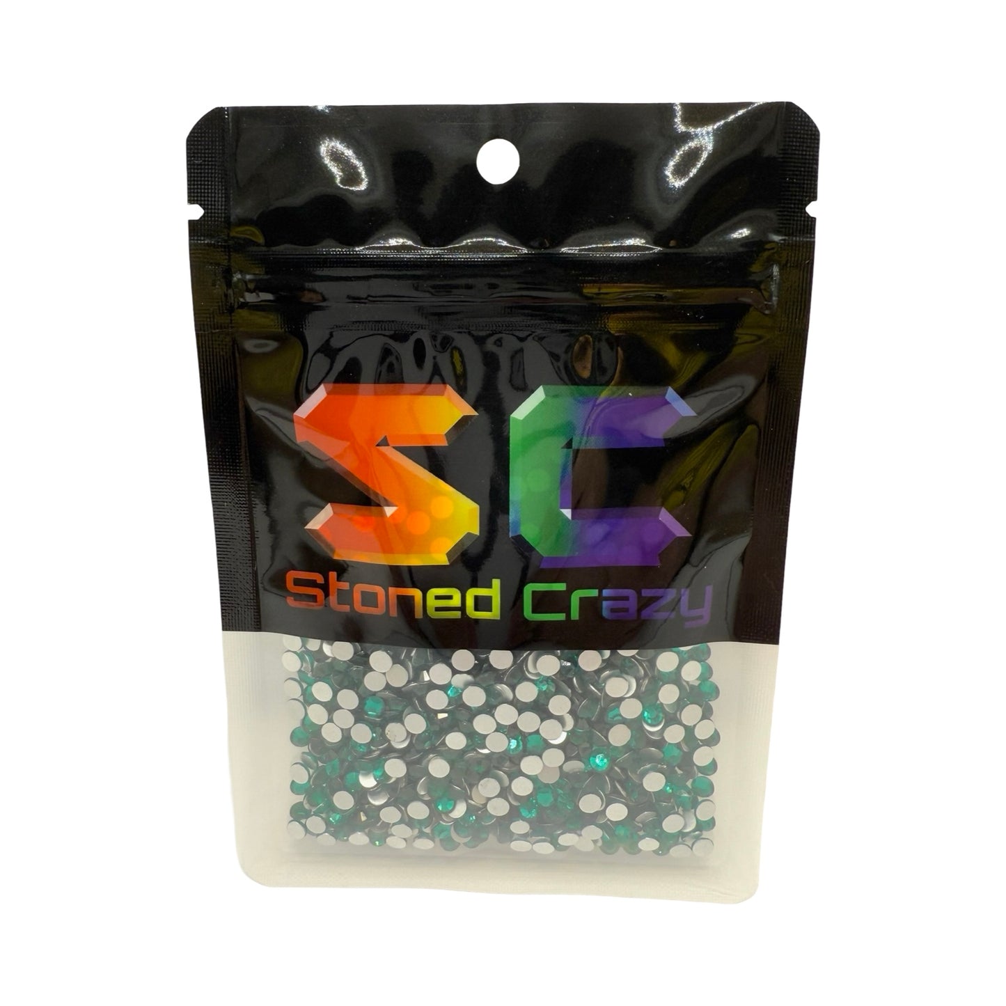 Green Zircon Non-Hotfix Glass Rhinestones