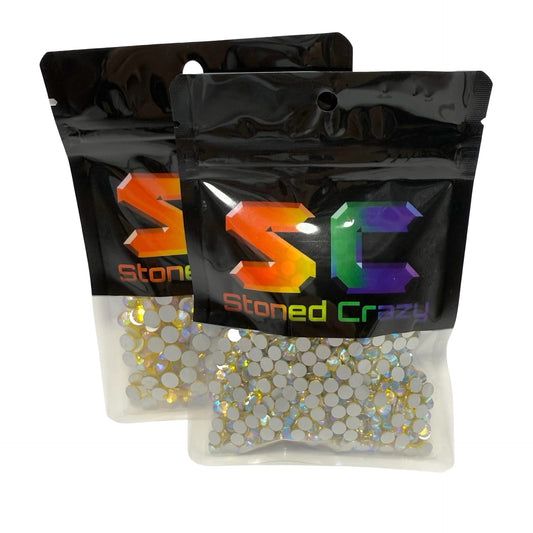 Citrine AB Non-Hotfix Glass Rhinestones