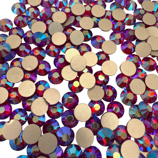 Siam AB Non-Hotfix Glass Rhinestones