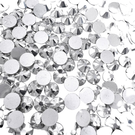 Mine Silver Non-Hotfix Glass Rhinestones