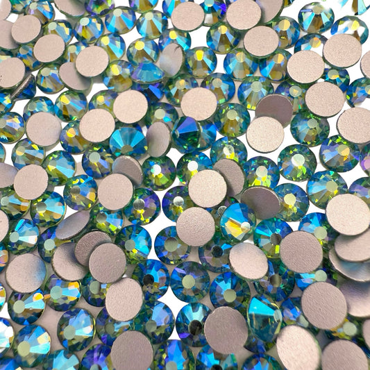 Light Peridot AB Non-Hotfix Glass Rhinestones