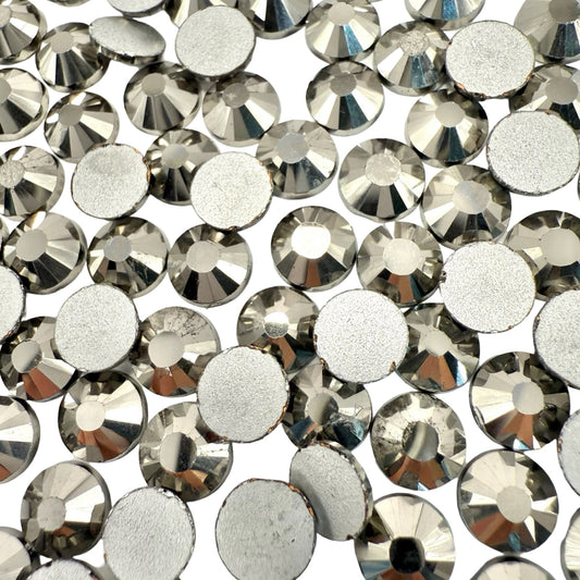 Hematite Non-Hotfix Glass Rhinestones