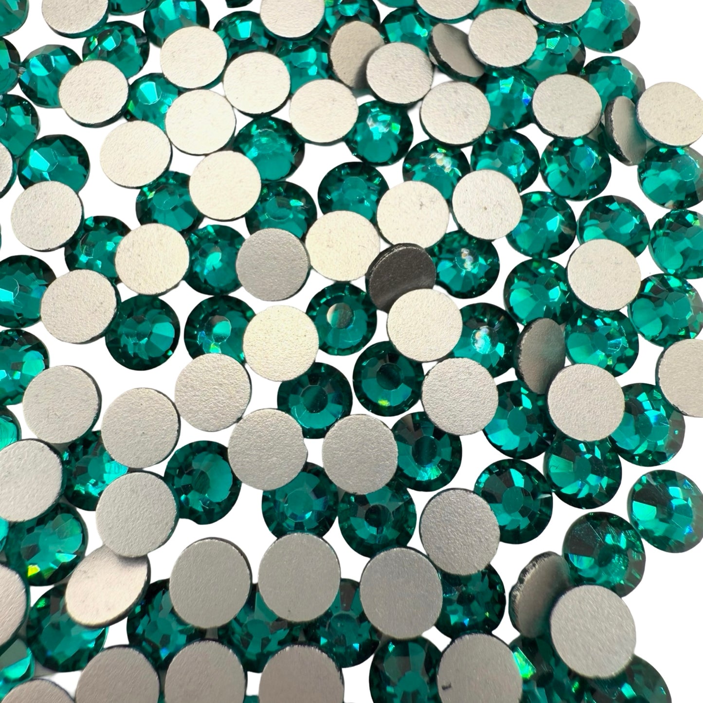 Green Zircon Non-Hotfix Glass Rhinestones