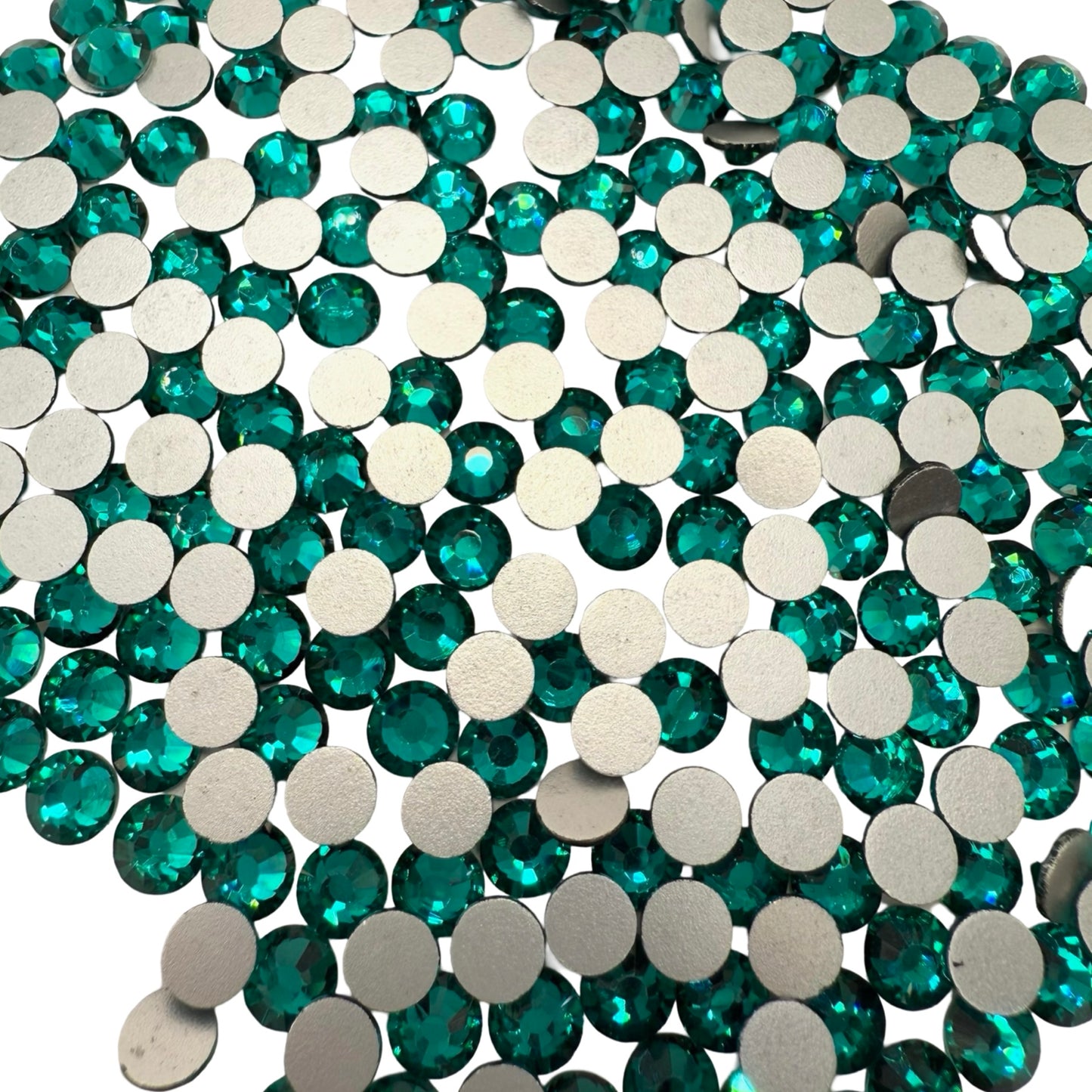 Green Zircon Non-Hotfix Glass Rhinestones