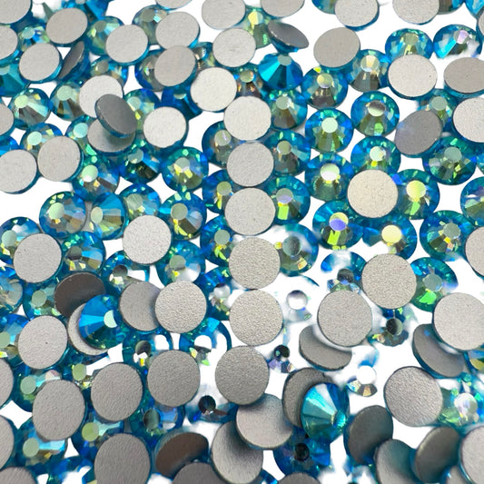 Aquamarine AB Non-Hotfix Glass Rhinestones