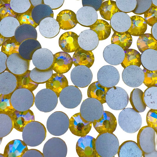 Citrine AB Non-Hotfix Glass Rhinestones