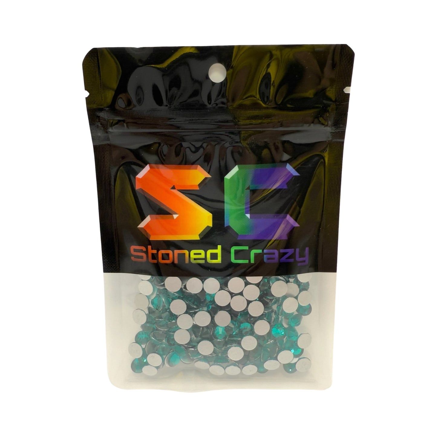 Green Zircon Non-Hotfix Glass Rhinestones