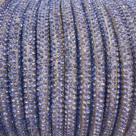 Lavender Corded Rhinestone Rope